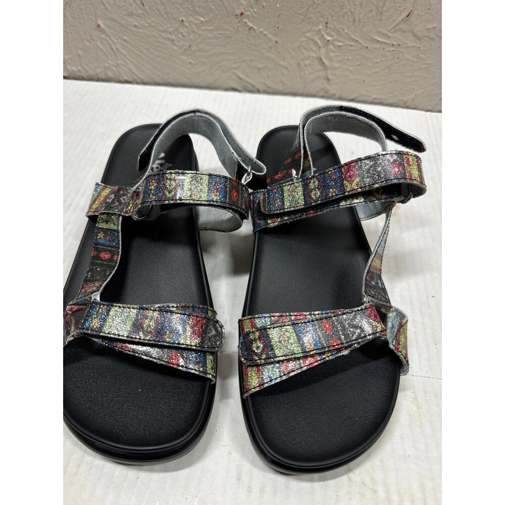 NWOT Alegria Henna Pow Wow Sandal Strappy Striped Womens Size EU 38 US‎ 7